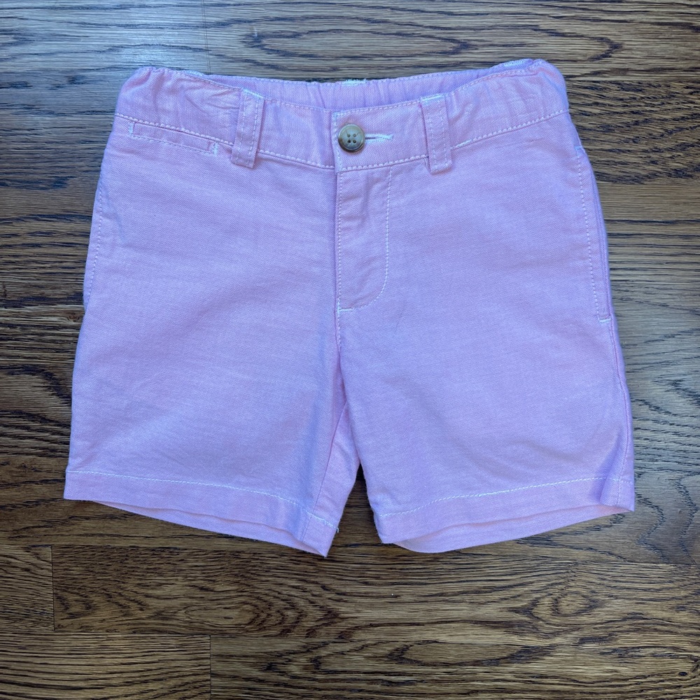 Polo Ralph Lauren Kids Pink Pique Preppy Classic Adjustable Waist Shorts 3/3T